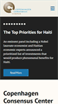 Mobile Screenshot of copenhagenconsensus.com